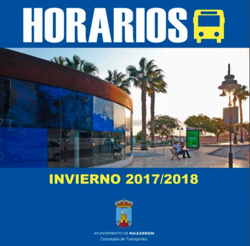 Mazarrón bus timetables for Winter 2017 and Spring 2018