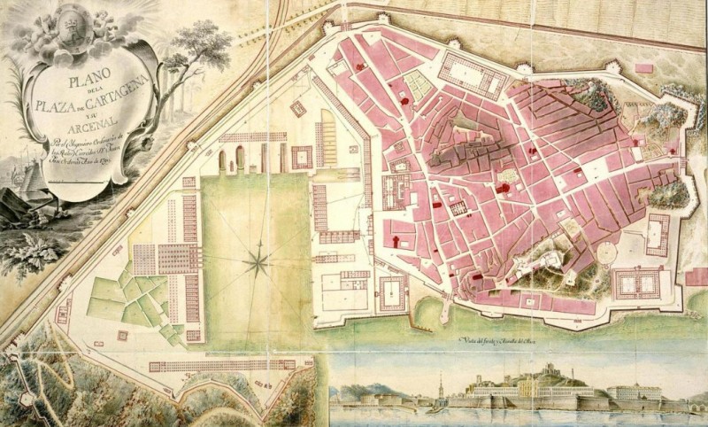 The Naval Arsenal in Cartagena