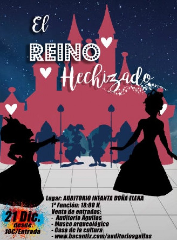 <span style='color:#780948'>ARCHIVED</span> - 21st December, El Reino Hechizado family musical at the Auditorio Infanta Elena in Águilas
