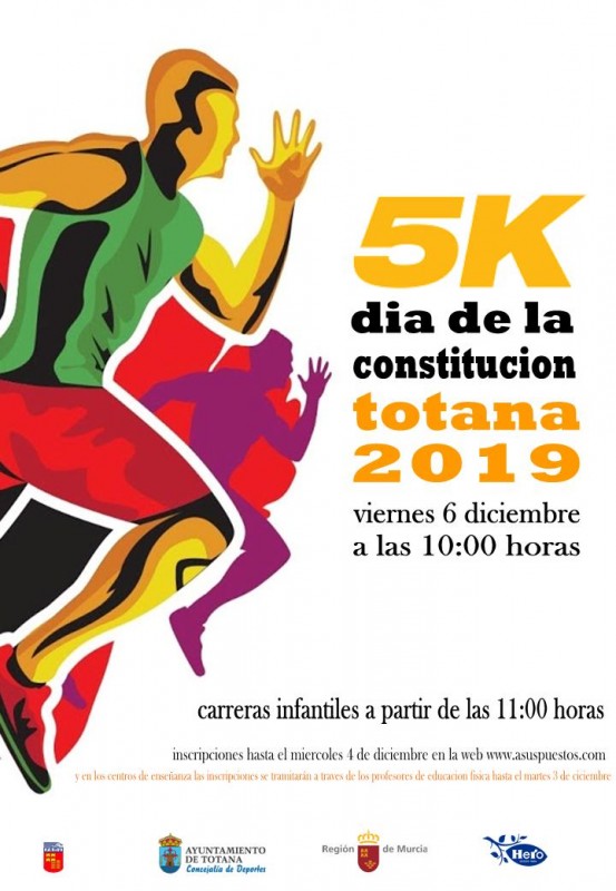 <span style='color:#780948'>ARCHIVED</span> - Friday 6th December Totana Constitution Day Running Race