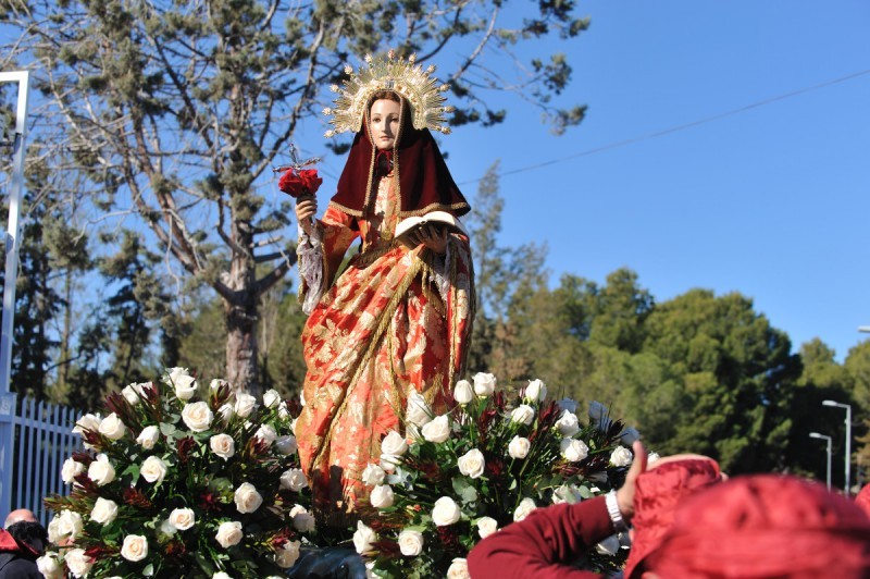<span style='color:#780948'>ARCHIVED</span> - 8th December, Romería procession of the Bajada de Santa Eulalia in Totana