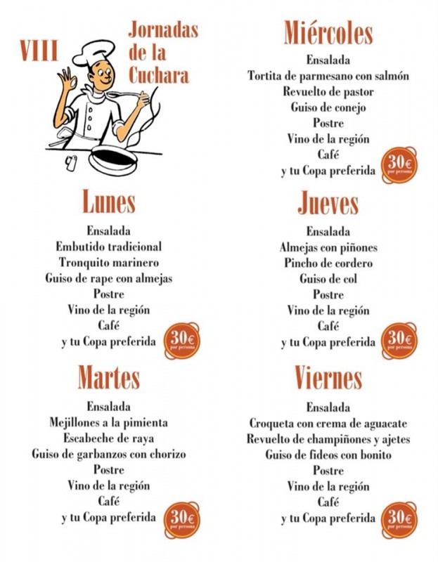 <span style='color:#780948'>ARCHIVED</span> - 27th to 31st January Águilas Special stews in the Restaurante La Veleta