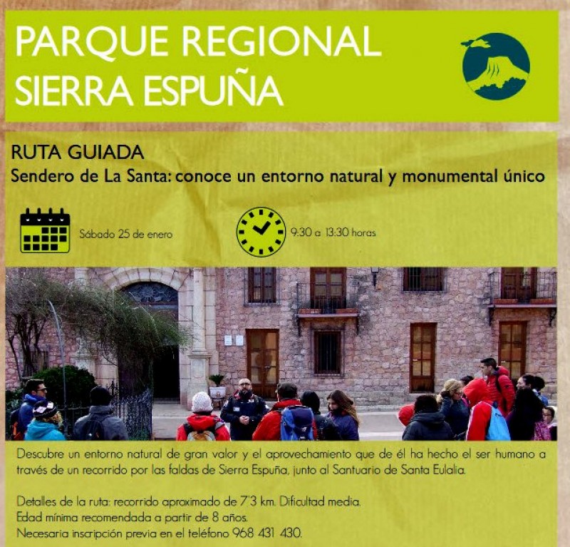 <span style='color:#780948'>ARCHIVED</span> - Saturday 25th January Free 7km family walk in the Sierra Espuña