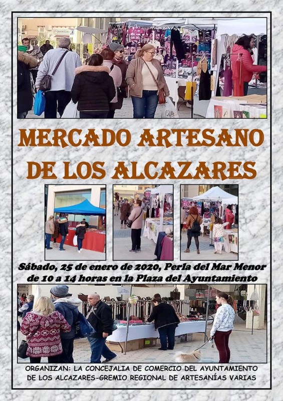 <span style='color:#780948'>ARCHIVED</span> - Saturday 25th January 2020 Artisan Market in Los Alcázares