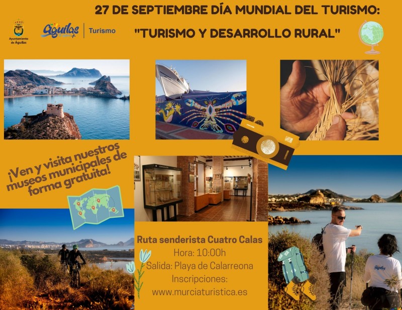 <span style='color:#780948'>ARCHIVED</span> - 27th September free walking route in Águilas ; the Cuatro Calas coastal walk