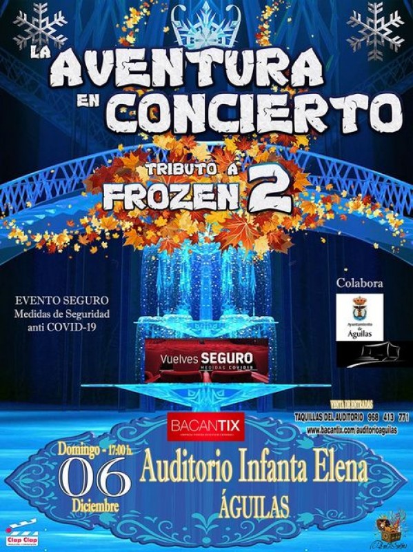 <span style='color:#780948'>ARCHIVED</span> - 6th December Aguilas Tribute to Frozen 2