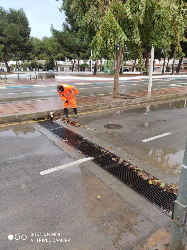<span style='color:#780948'>ARCHIVED</span> - No major problems around the Mar Menor due to rain on Sunday
