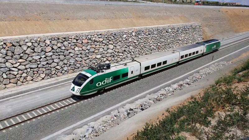 <span style='color:#780948'>ARCHIVED</span> - Rail works to connect Almeria with Granada entering final stages