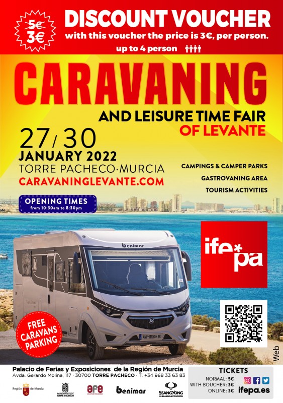 January 27 to 30 2022: Caravanning and Leisure Show at IFEPA exhibition centre