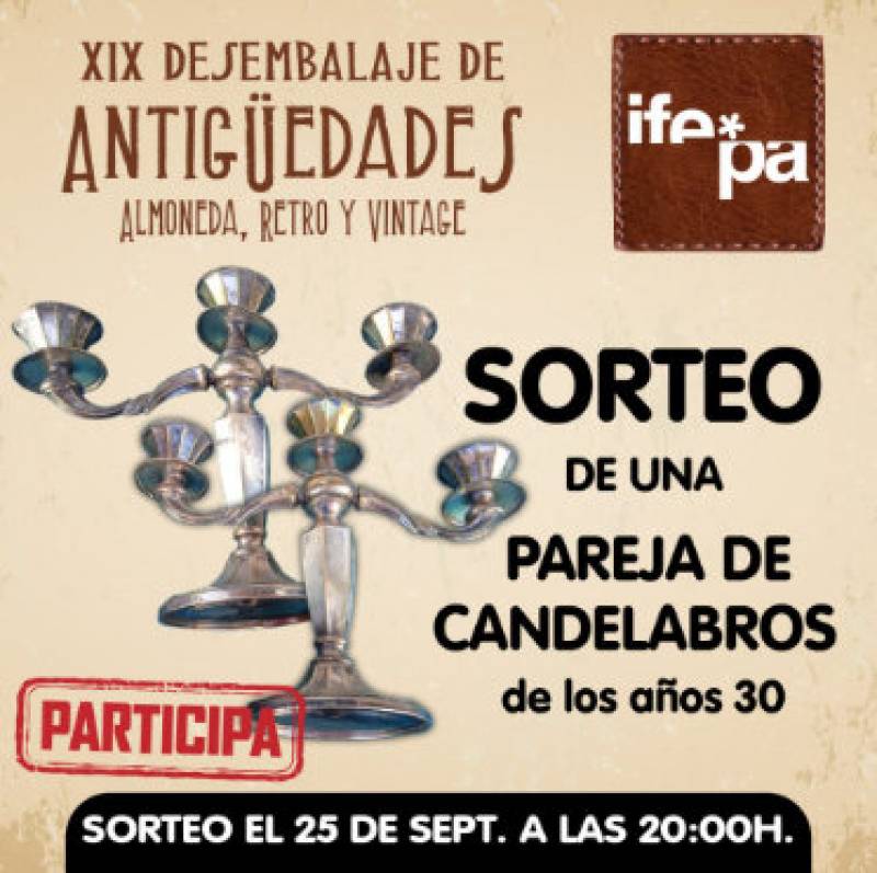 <span style='color:#780948'>ARCHIVED</span> - September 23 to 25 Antiques Fair and Classic Car show at the IFEPA in Torre Pacheco