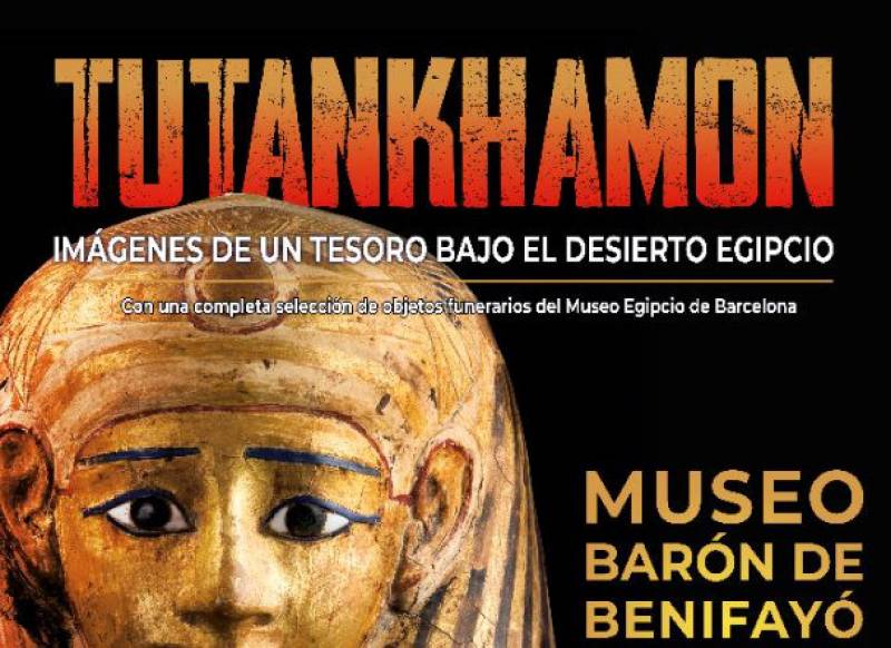 Until September 30 Tutankhamun photography exhibition in San Pedro del Pinatar
