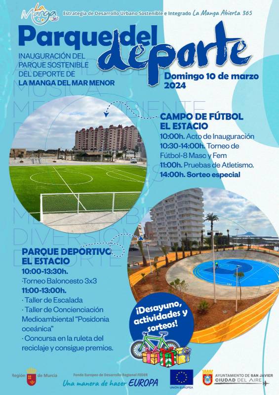 March 10 Grand opening of new San Javier sports centre