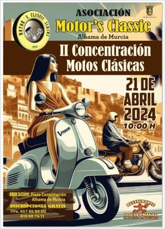 April 21 Classic car show in Alhama de Murcia