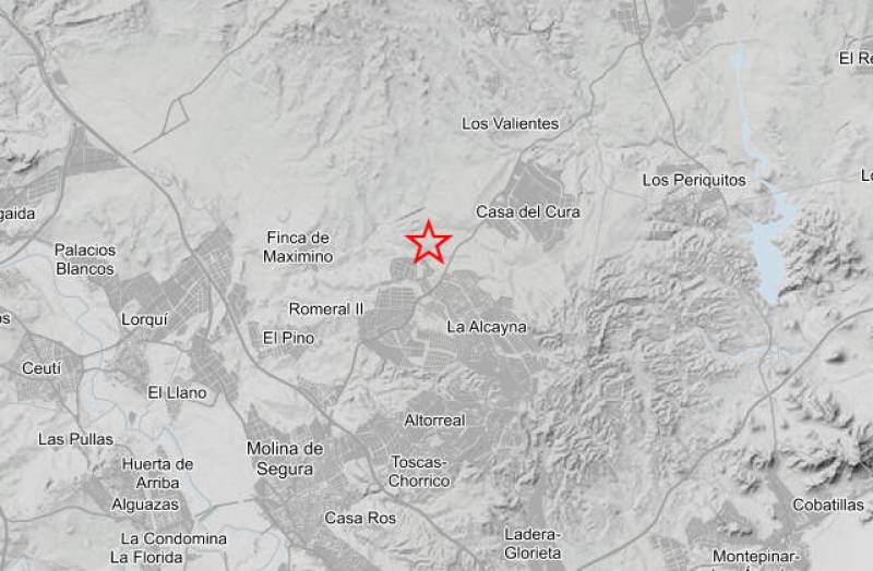 Third earthquake in three days in Murcia and Alicante area