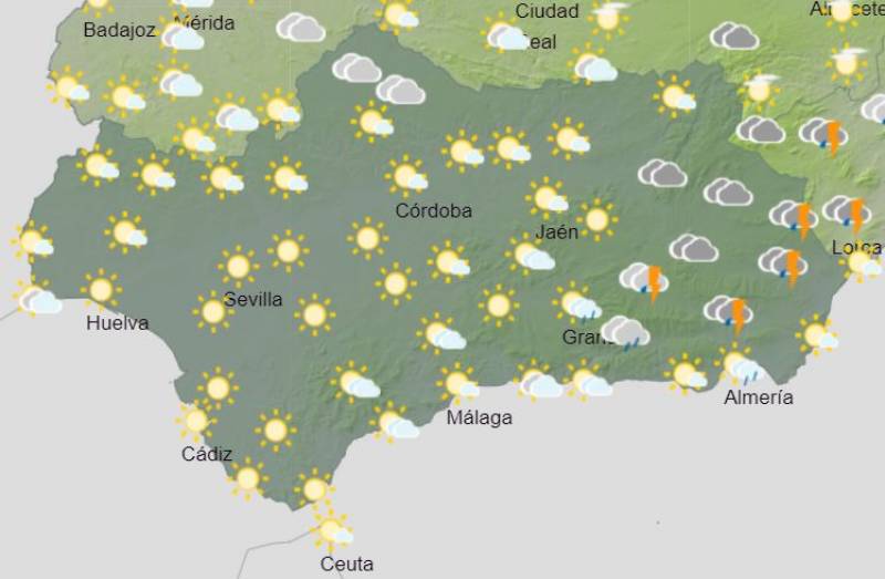 What we can expect from the weather in Andalusia this week: Forecast May 6-12