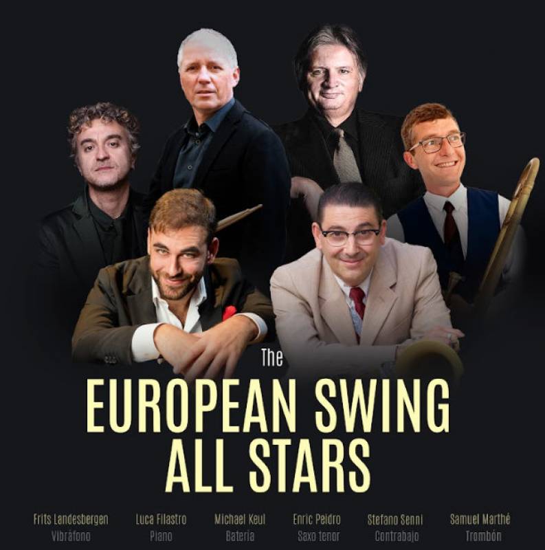 August 6 Free concert. The European Swing All Stars in the Mazarron Rejazz Festival