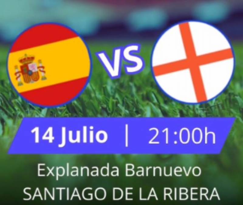 Watch England v Spain in the Euros final: Live in the open air in San Javier