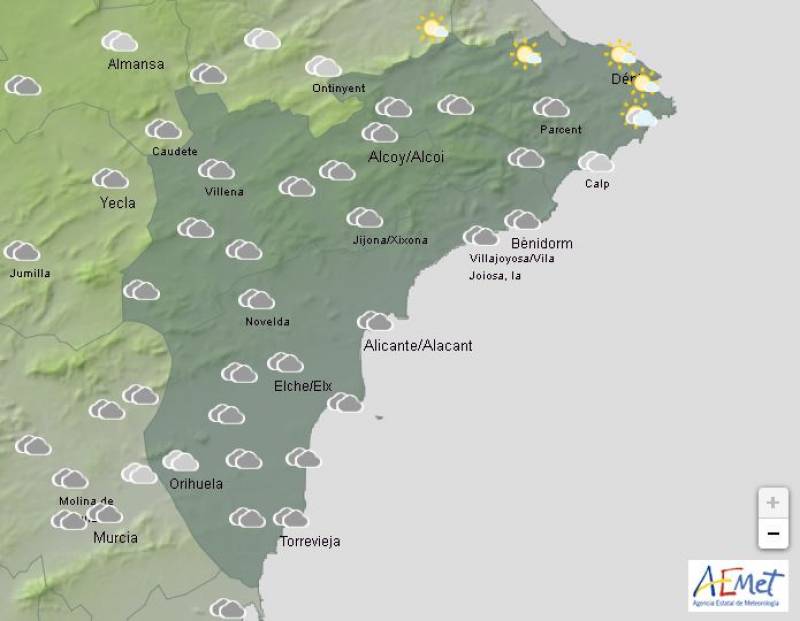 Rollercoaster temperatures this weekend: Alicante weather forecast Sept 12-15