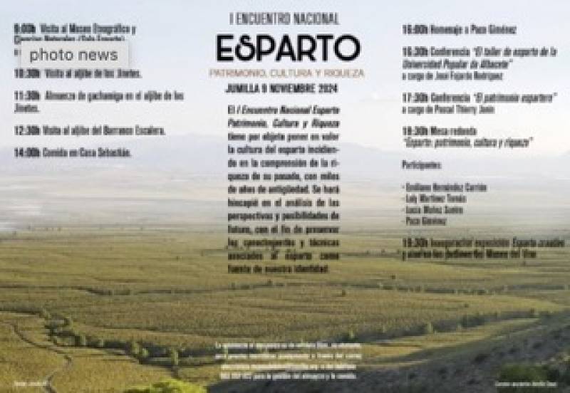 November 9 Jumilla hosts first ever National Esparto Grass Meeting