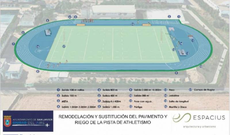 San Javier unveils plans for new world-class athletics tracks