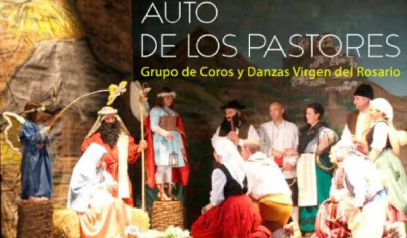 December 25 Christmas Day nativity play in Alhama de Murcia