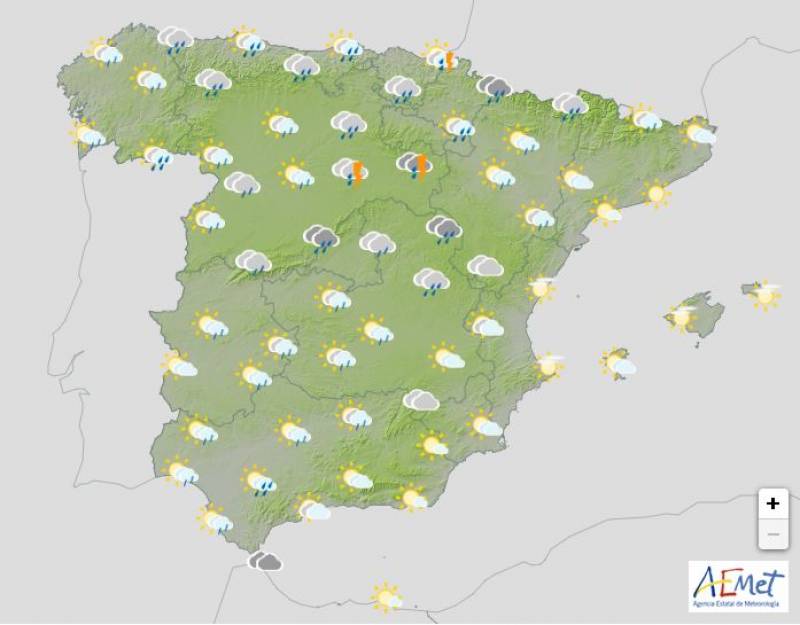 Spring temperatures in southern Spain: Weather forecast December 16-19