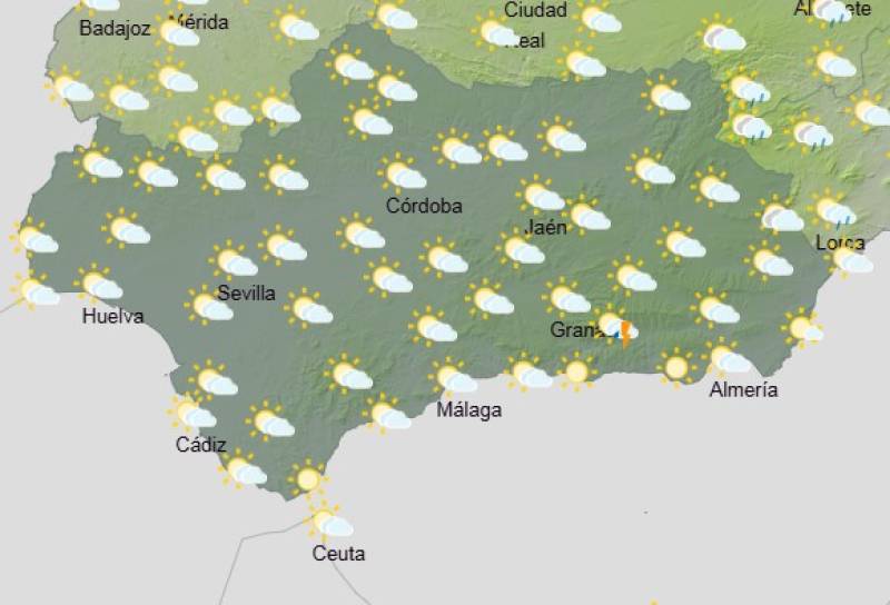 Andalucía weekend weather forecast May 8-11: Thunderstorms in the east and brighter skies in the west