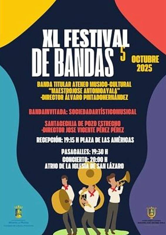 October 5 Traditional town bands festival in Alhama de Murcia