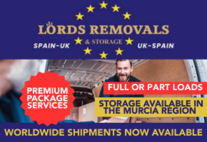 Lords Removals and Storage,  full or part loads UK-Spain