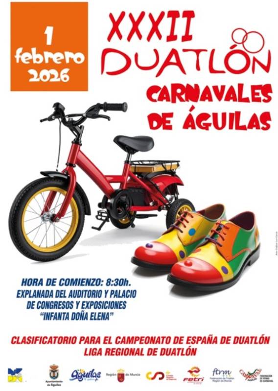 February 1 Annual Carnival Duathlon in Aguilas