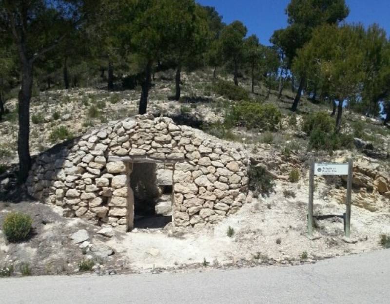 The mountains of Sierra de la Pila in north-eastern Murcia