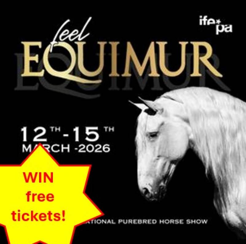 WIN free tickets to the EQUIMUR Horse Show 12th to 15th March!