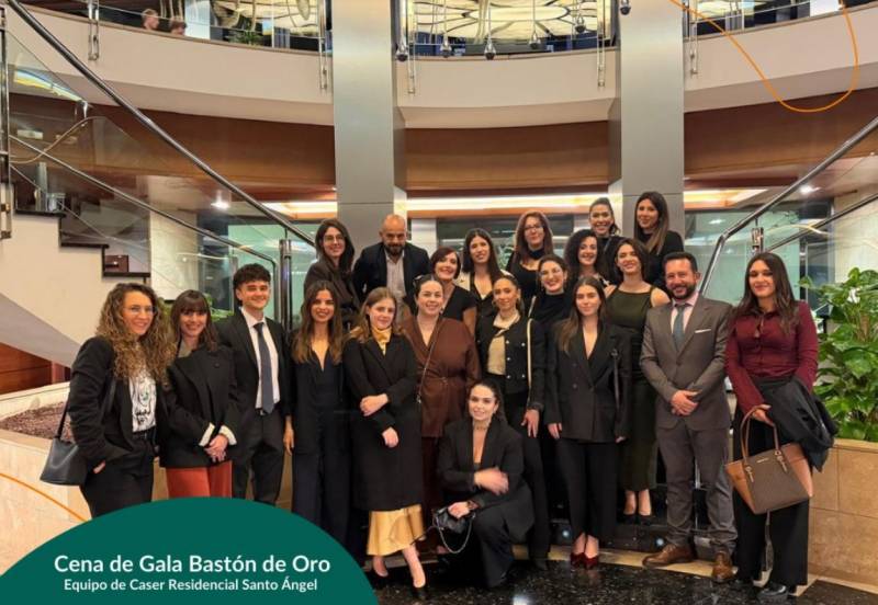 Caser Residencial Santo Ángel attends ADERMUR gala celebrating progress in dependency care