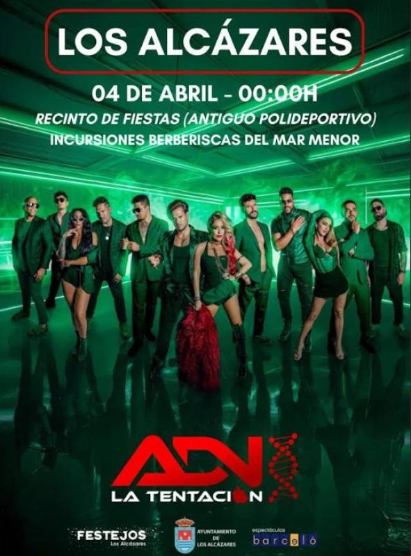 April 4 Dance the night away with Orquesta La Tentación in Los Alcázares