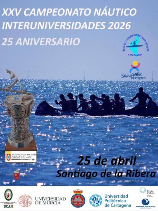 Until April 25 University canoeing regatta in Santiago de la Ribera