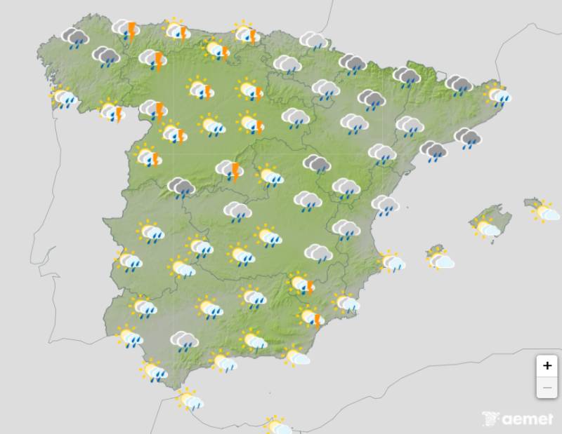 Temperatures plummet as storms approach: Spain weather forecast May 7-10