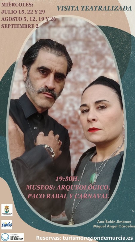 July 15 Free dramatized tour of three museums of Aguilas