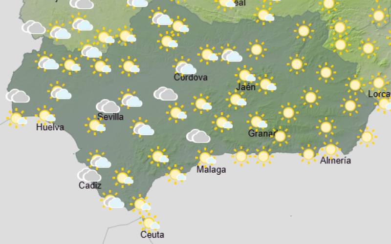 Andalucía weekend weather forecast June 25-28: Cooler spell before heat returns inland