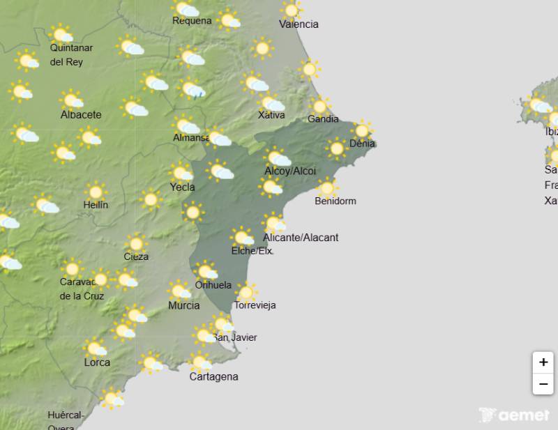 Thunderstorms bring relief mid-week: Alicante weather forecast June 29-July 2