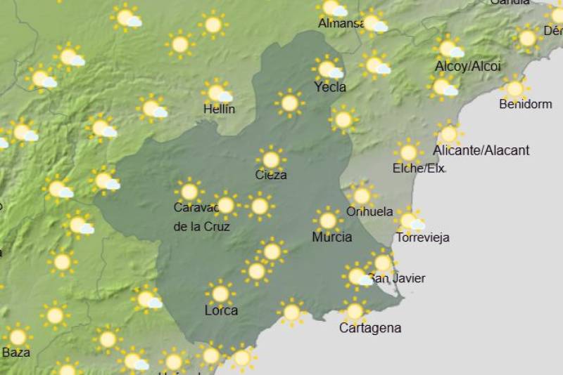 Murcia weekly weather forecast June 29-July 2