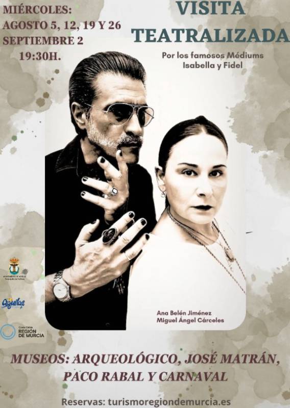 September 2 Free dramatized tour of three museums in Aguilas