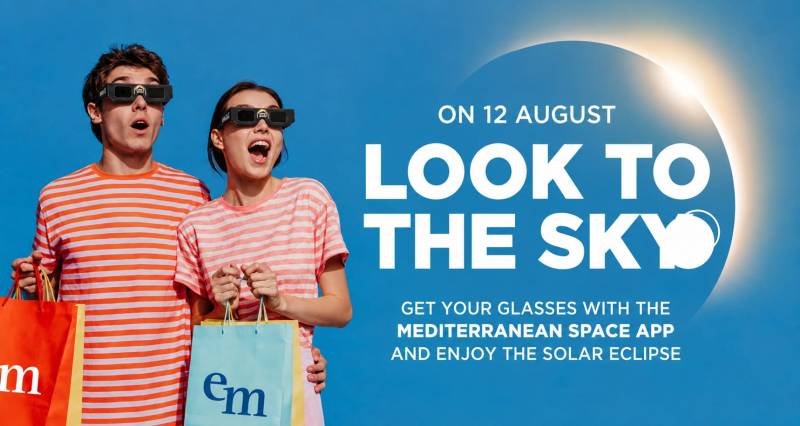 Don't miss the eclipse: Espacio Mediterráneo is giving away free certified glasses for one of summer's most spectacular events