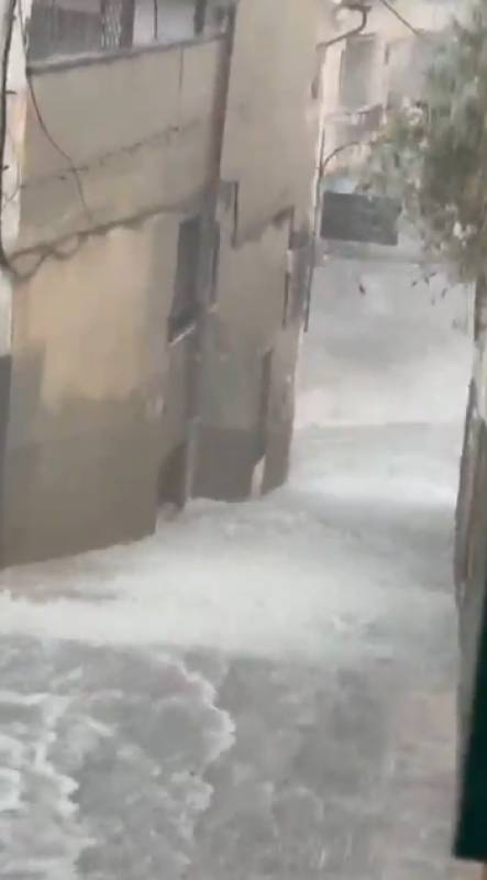 New storm warnings for Region of Murcia after rain and hail batter Northwest
