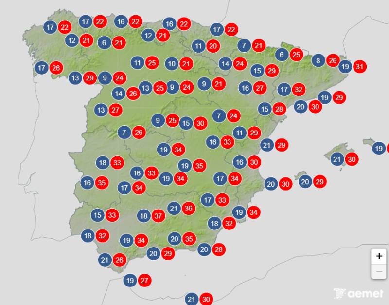 Another blast of heat hits the country: Spain weather forecast September 14-17