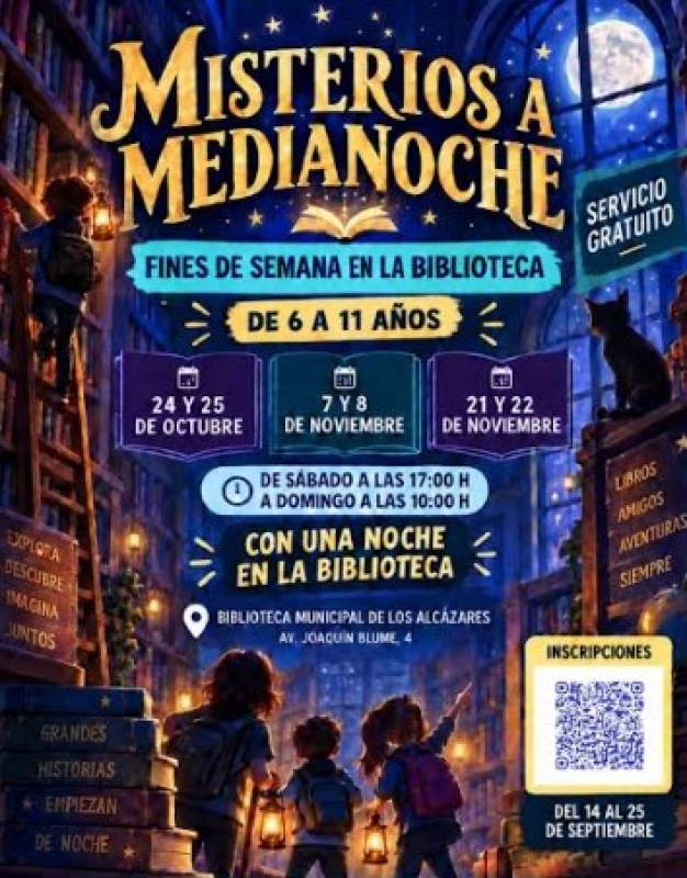 October 24 to 25 A night of mystery for youngsters in Los Alcázares
