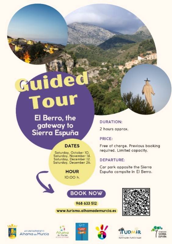 December 13 Free guided tour in Spanish of El Berro in Sierra Espuña