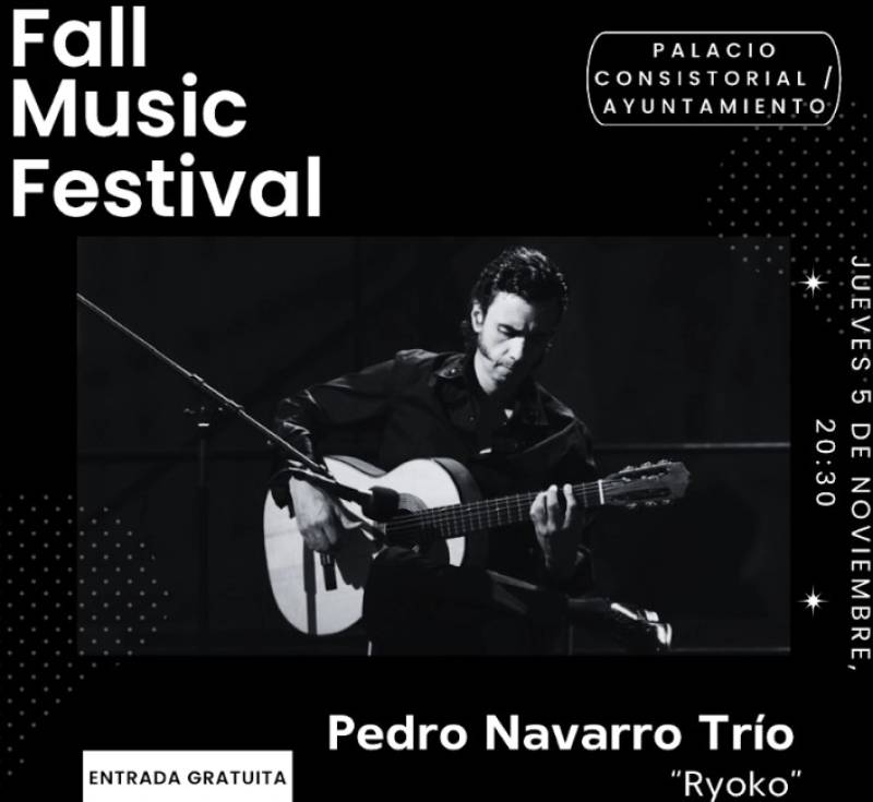 November 5 Free concert by guitarist Pedro Navarro in San Javier