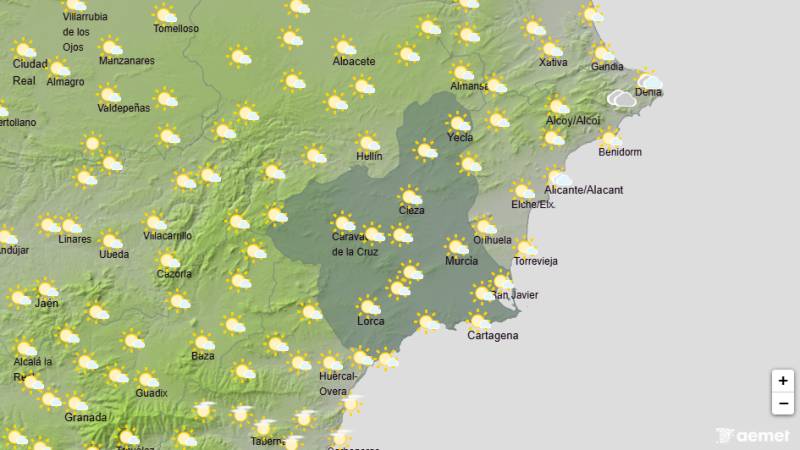 Murcia weather forecast October 19-22: Yellow weather warnings as rain continues after weekend storms