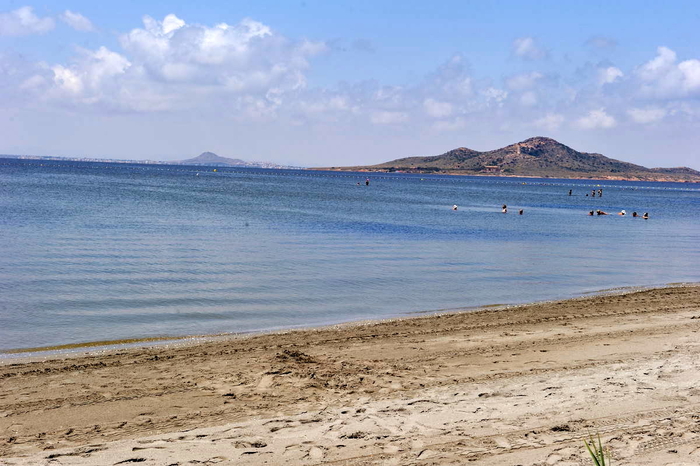 Mar Menor beaches in the San Javier section of La Manga: Playa Lebeche